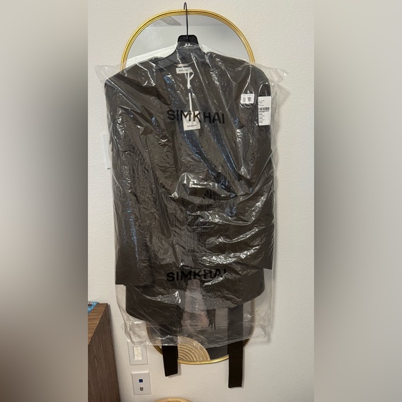 SIMKHAI Rowen Fringed Wool-Blend Jacket - Picture 8 of 9